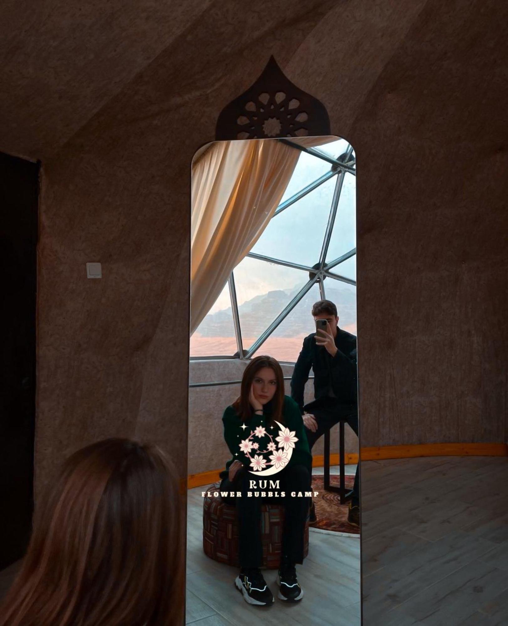Rum Flower Bubbles Luxury Camp Wadi Rum Exterior photo